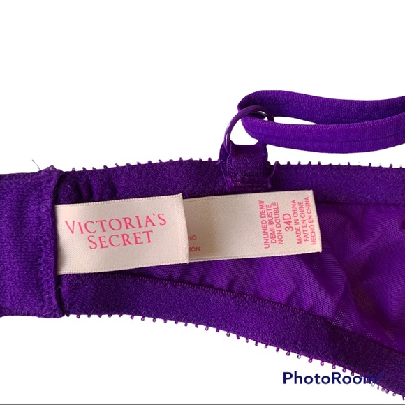 Victoria Secret Unlined Demi-buste Lace Bra - Picture 3 of 6